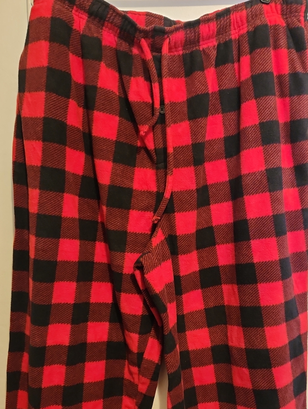 🔥Kingsize Men's Red and Black Buffalo Plaid Lounge Pants